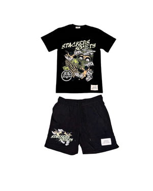 Graphic Shorts Tee